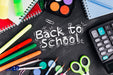 Free Flat Lay Back To School With Colourful Supplies Psd