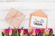 Free Flat Lay Card Mockup For Easter Psd