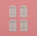 Free Flat Lay Eco Tags On Pink Background Psd