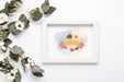 Free Flat Lay Frame Mockup For Spring Psd