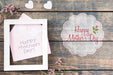 Free Flat Lay Label Mockup For Easter Psd