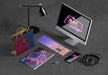 Free Flat Lay Of Black Friday Scene Creator Psd