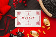 Free Flat Lay Of Chinese New Year Mock-Up Psd