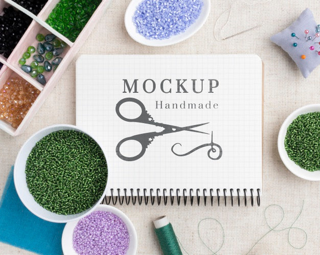 Free Flat Lay Of Desk Concept Mock-Up Psd