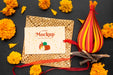 Free Flat Lay Of Lohri Concept Mock-Up Psd