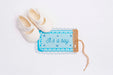 Free Flat Lay Of Shoes With Baby Shower Decoration Psd