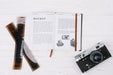 Free Flat Lay Photo Camera With Film Psd