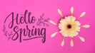 Free Flat Lay Spring Mockup With Copyspace Psd