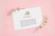 Free Flat Lay Stationery Mock-Up And Leaves Psd