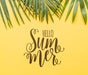 Free Flat Lay Summer Background With Copyspace Psd