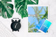 Free Flat Lay Tablet Mockup On Workspace Psd