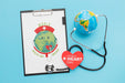 Free Flat Lay Worldwide Health Day Mock-Up Psd