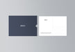 Free Flat Postcard Mockup