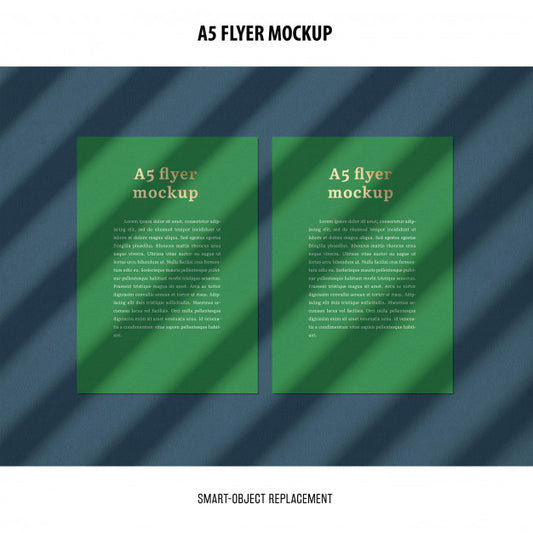 Free Flyer Mockup In A Desktop Psd