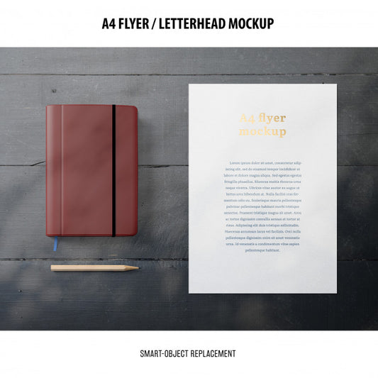 Free Flyer Or Letterhead Mockup Psd