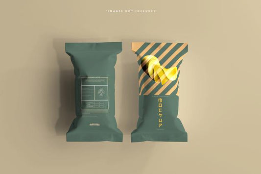 Free Foil Food Pack Mockup Psd