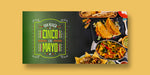 Free Food Banners Mockup With Mexico Concept Psd