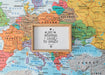 Free Frame Mockup On Europe Map Psd