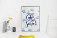 Free Frame Mockup With Back To School Concept Psd