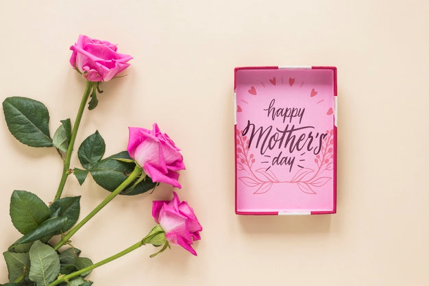 Free Frame Mockup With Mothers Day Concept Psd