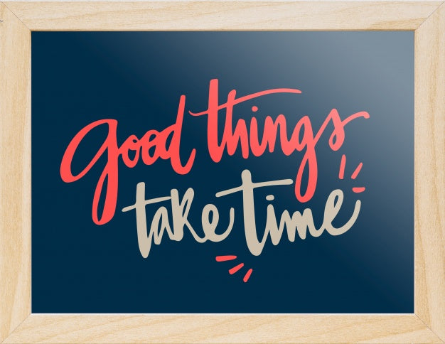 Free Frame Mockup With Quote Concept Psd