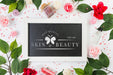 Free Frame Mockup With Spa Concept Psd