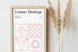 Free Frame On The Wall Mockup