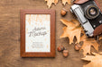 Free Frame With Camera Beside Psd