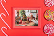Free Framed Family Photo With Sugar Canes And Lollipops Psd