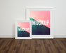 Free Frames On Wooden Floor Mock Up Psd