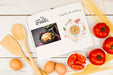 Free Fresh Tasty Foods Menu Book With Eggs And Tomatoes Psd