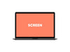 Free Front View Laptop Mockup #2 Psd