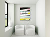 Free Front View Minimalist Interior Assortment With Frame Mock-Up Psd
