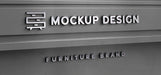 Free Front View Of Business Mockup Sign Design Psd