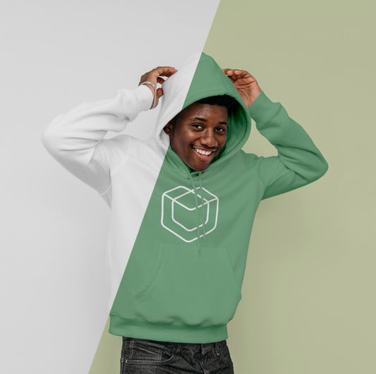 Free Front View Of Stylish Man In Hoodie Psd