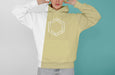 Free Front View Of Stylish Woman In Hoodie With Headphones Psd