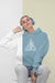 Free Front View Of Stylish Woman In Hoodie With Headphones Psd