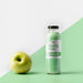 Free Front View Of Transparent Juice Bottle With Cap And Apple Psd