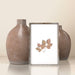 Free Front View Of Vases With Frame Decor Psd