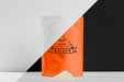 Free Front View Orange Bag Of Powder Psd