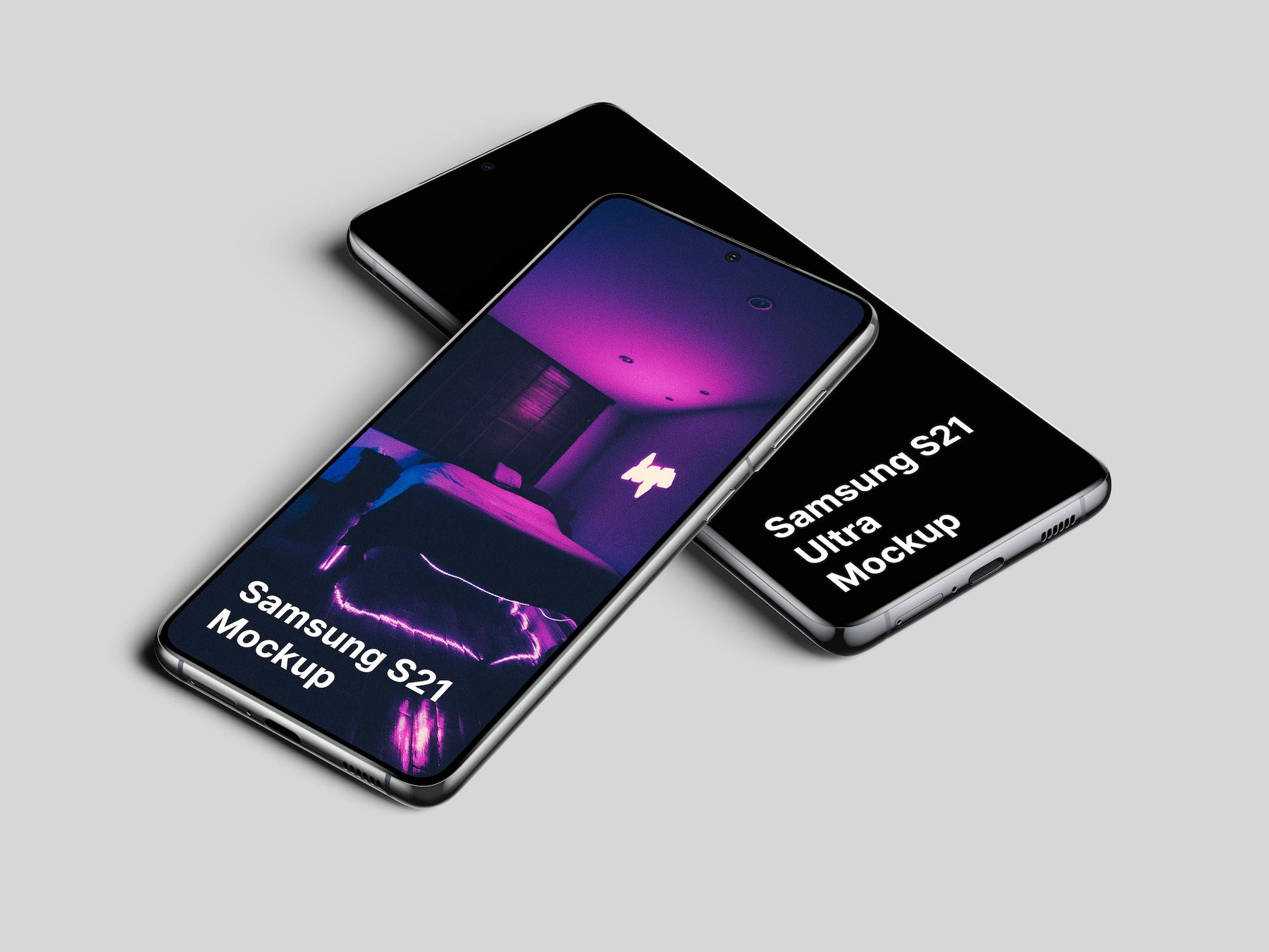 Free Galaxy S21 Mockups