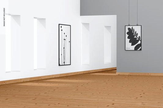 Free Gallery Frame Mockup, Hall Psd