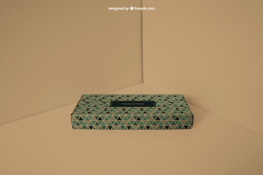 Free Gift Box In Corner Psd