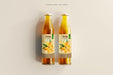 Free Glass Beverage Bottles Mockup Psd