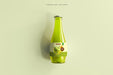 Free Glass Beverage Bottles Mockup Psd