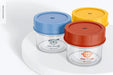 Free Glass Storage Jars Mockup, Perspective Psd