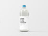 Free Glass Water Bottle Mockup