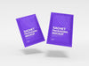 Free Glossy Foil Sachet Packaging Mockup Psd