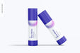Free Glue Stick Mockup, Leaned Psd