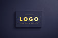 Free Gold Foil Logo Mockup Psd